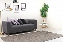 Wool rug - Varella (black/white)
