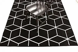 Wilton rug - Florence Square (black)