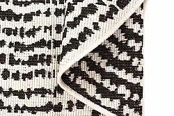 Round rug - Brussels Swirl (black)