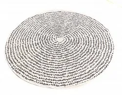 Round rug - Brussels Swirl (grey)