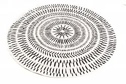 Round rug - Brussels Night (grey)
