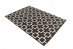 Indoor/Outdoor rug - Brussels Silver (black)