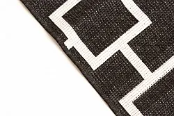Indoor/Outdoor rug - Brussels Silver (black)