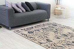 Wool rug - Dolianá (beige/grey)
