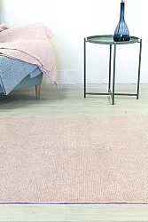 Bamboo silk rug - Faliraki (light pink)