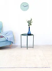 Bamboo silk rug - Faliraki (light grey)