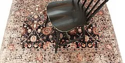 Round rug - Bouhjar (beige/multi)