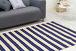 Rag rugs - Alva (blue)