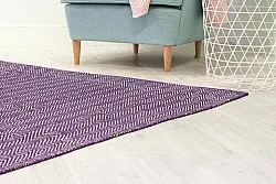 Rag rugs - Marina (purple)