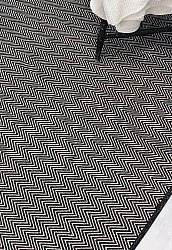 Rag rugs - Marina (black)