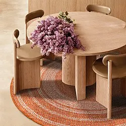Round rug - Indoor/Outdoor Angus (red)