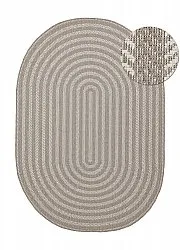 Oval rug - Indoor/outdoor Leander (beige)