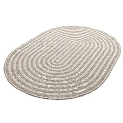 Oval rug - Indoor/outdoor Leander (beige)