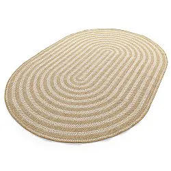 Oval rug - Indoor/outdoor Leander (nature)
