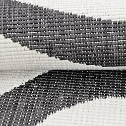 Indoor/Outdoor rug - utomhusmatta - Remina (black/white)