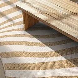 Indoor/Outdoor rug - utomhusmatta - Remina (natural/white)