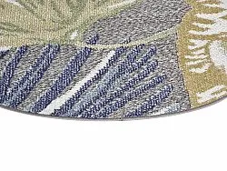 Round rug - Indoor/Outdoor Havana (navy/multi)