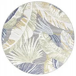 Round rug - Indoor/Outdoor Havana (navy/multi)