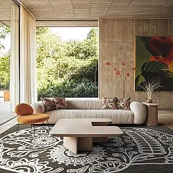Indoor/Outdoor rug - Raylan (black)