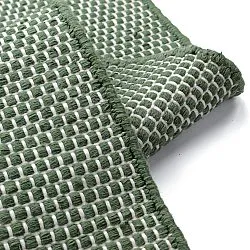 Indoor/Outdoor rug - Coastal Wool Look (green/white)