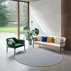 Round rug - Bergen (grey)