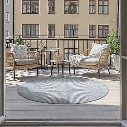 Round rug - Bergen (grey)