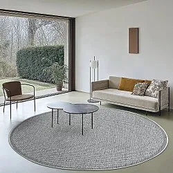 Round rug - Tromsø (grey)