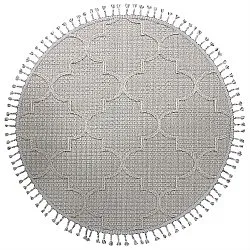 Round rug - Indoor/Outdoor Santos (beige)