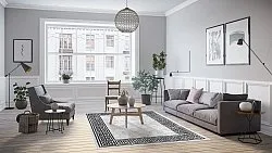 Wilton rug - Kuba (white)