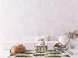 Wilton rug - Falling Leaves (green)
