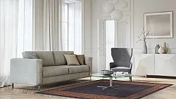 Wilton rug - Kuba (black/brown)