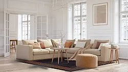 Wilton rug - Kuba (black/brown)