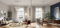 Wilton rug - Olympia (beige/brown)