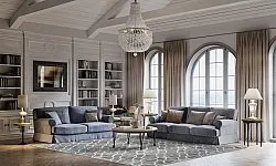 Wilton rug - Draham (grey)