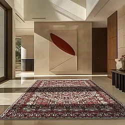 Wilton rug - Odette (red/multi)