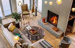 Round rug - Aris (black/gold)
