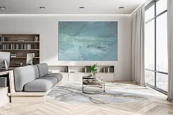 Round rug - Genova (grey/white/gold)