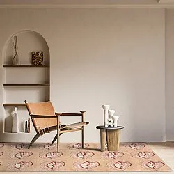 Wilton rug - Avery (beige/pink)