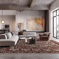 Wilton rug - Odette (red/multi)