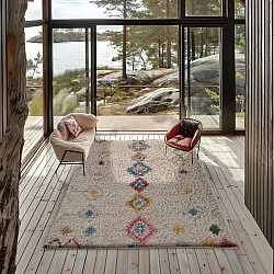 Shaggy rugs - Marden Natural Cotton Shaggy (beige/multi)