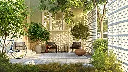 Indoor/Outdoor rug - Harstad (brown)