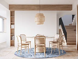 Round rug - Amaya (blue)