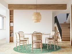 Round rug - Lainey (green)