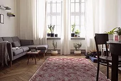 Wilton rug - Edirne (pink)