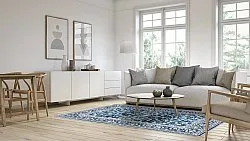 Wilton rug - Genesis (blue)