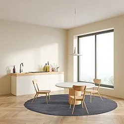 Round rug - Hamilton (Asphalt)