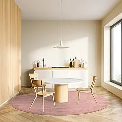 Round rug - Hamilton (Coral Pink)