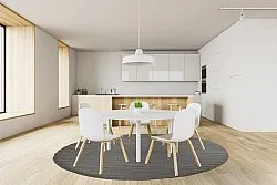 Round rug - Hamilton (Asphalt)