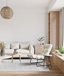 Wilton rug - Zaria (light grey/silver)