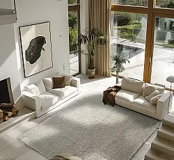 Shaggy rugs - Sion Natural Cotton Shaggy (offwhite)